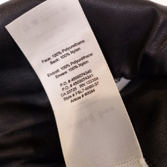 Wilfred Free Black Vegan Leather DARIA Pant Leggings - Picture 5 of 7